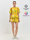 Женская пижама с шортами / Фастфуд