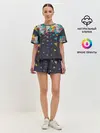 Женская пижама с шортами / Самолётики