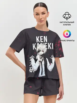 Женская пижама с шортами / Ken Kaneki | Tokyo Ghoul