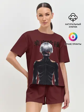 Женская пижама с шортами / Канеки Кен | Kaneki Ken