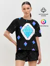 Женская пижама с шортами / Алмаз