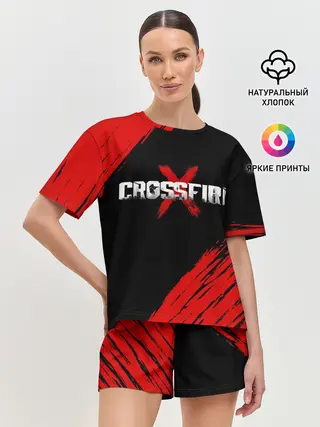 Женская пижама с шортами / Cross fire X