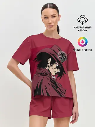 Женская пижама с шортами / Алукард
