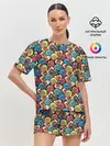 Женская пижама с шортами / Американский Футбол