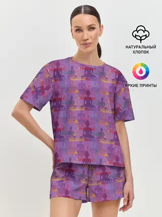 Женская пижама с шортами / Йога