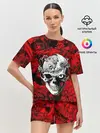 Женская пижама с шортами / BERSERK skulls