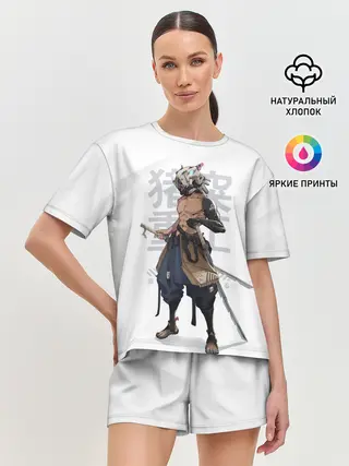 Женская пижама с шортами / Иноске Хашибира клинок