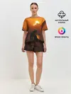 Женская пижама с шортами / Берсерк закат