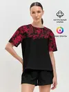 Женская пижама с шортами / Цветы