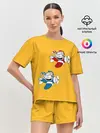 Женская пижама с шортами / CUPHEAD