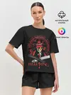 Женская пижама с шортами / Alucard на черном фоне