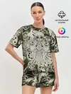 Женская пижама с шортами / Стимпанк Сова
