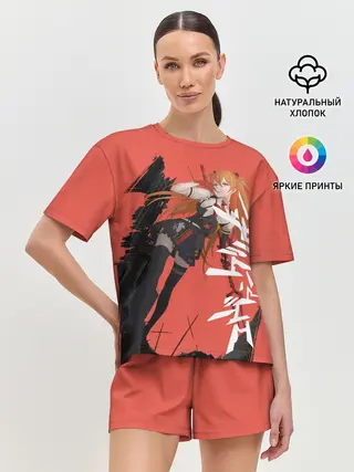 Женская пижама с шортами / Evangelion Asuka Langley
