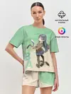 Женская пижама с шортами / Bunny a Girl
