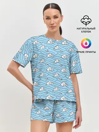 Женская пижама с шортами / УРУКОДАКИ САКОНДЖИ