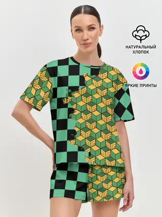 Женская пижама с шортами / ТАНДЖИРО И ТОМИОКА