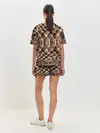 Женская пижама с шортами / Snake Skin