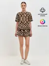 Женская пижама с шортами / Snake Skin