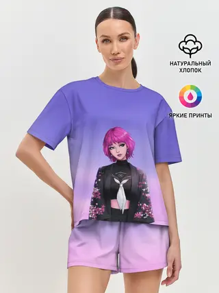 Женская пижама с шортами / ANIME GIRL