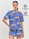 Женская пижама с шортами / Тарталья на обеде