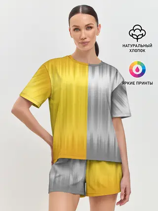 Женская пижама с шортами / Gold and Silver