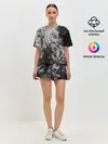 Женская пижама с шортами / Fire and Smoke