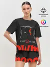 Женская пижама с шортами / Cat of war