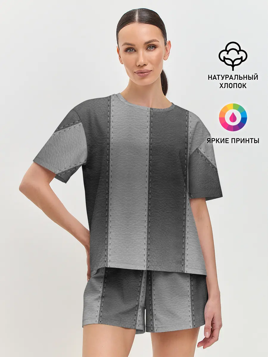 Женская пижама с шортами / Skin Stripes