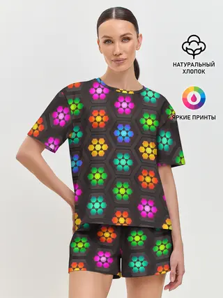 Женская пижама с шортами / Наночастицы