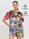 Женская пижама с шортами / ТАНДЖИРО НЕЗУКО ЗЕНИЦУ / KNY