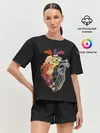 Женская пижама с шортами / Natural Heart. Dual