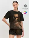 Женская пижама с шортами / Мистер Скелет