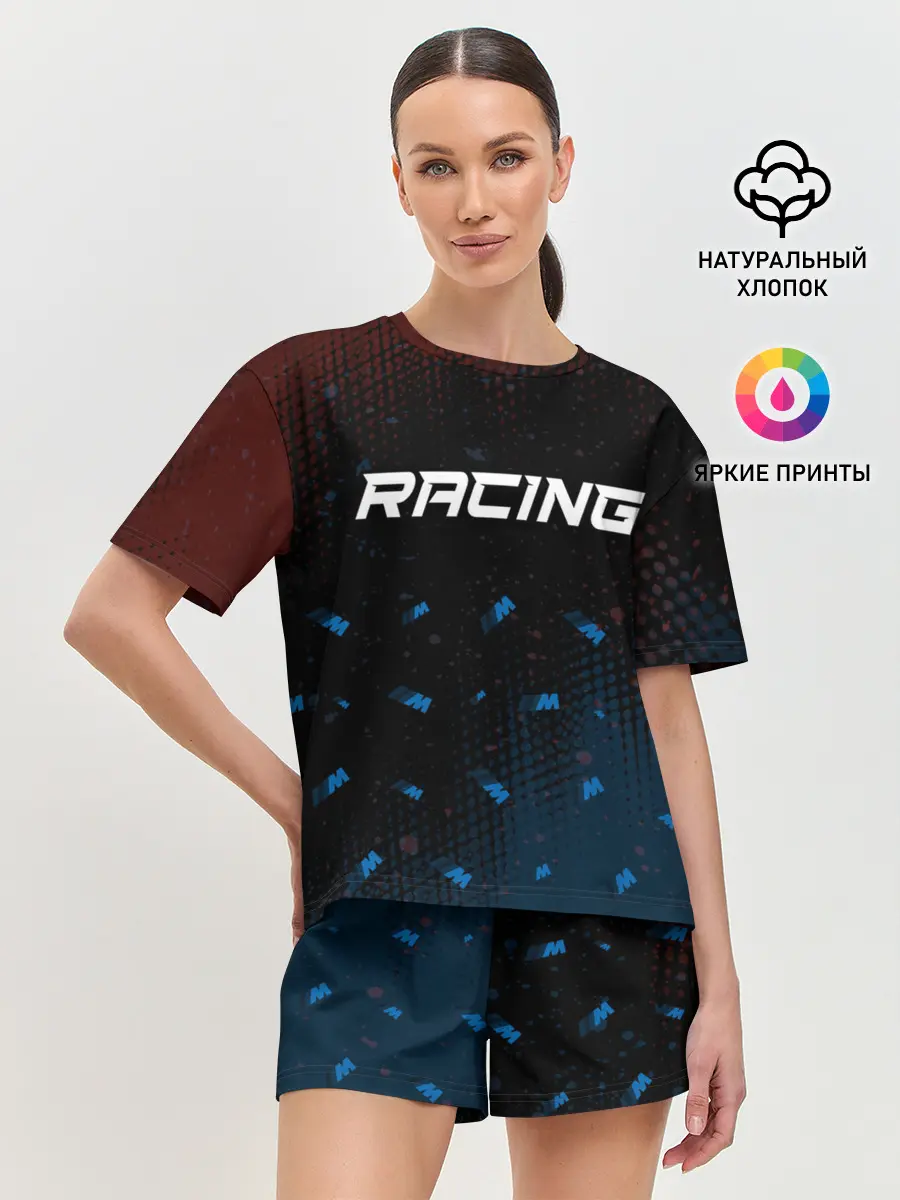 Женская пижама с шортами / BMW - Halftone