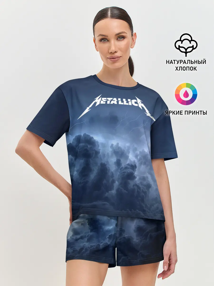 Женская пижама с шортами / METALLICA | МЕТАЛЛИКА