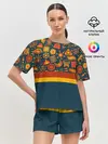 Женская пижама с шортами / Африканская Символика