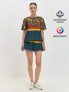 Женская пижама с шортами / Африканская Символика