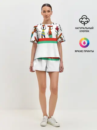 Женская пижама с шортами / Девушки