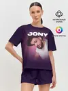 Женская пижама с шортами / Jony френдзона