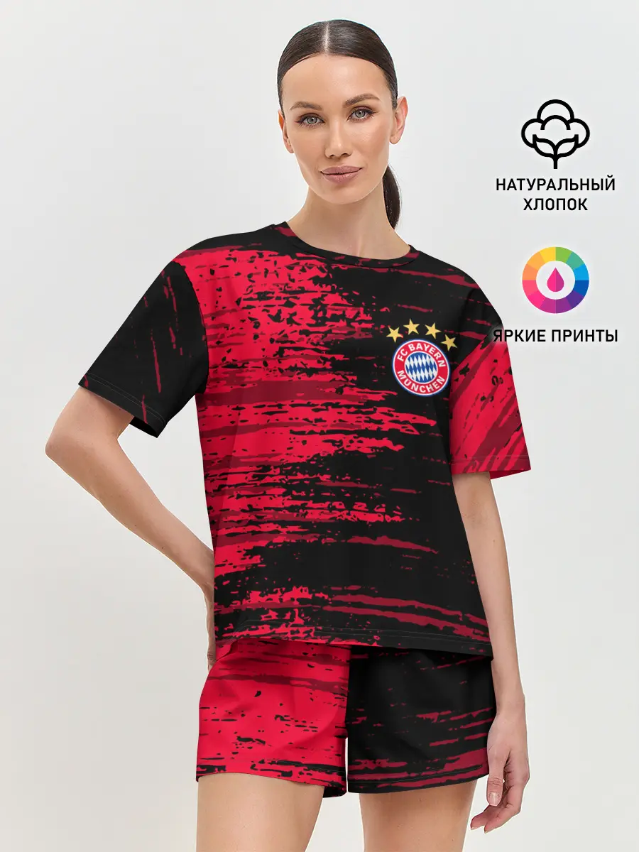 Женская пижама с шортами / BAYERN MUNCHEN.
