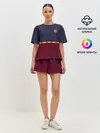Женская пижама с шортами / FC Barcelona | Flag and team Logo