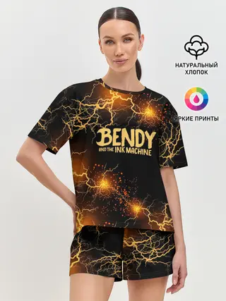 Женская пижама с шортами / BENDY LOGO