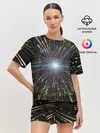 Женская пижама с шортами / Неоновые стрелы
