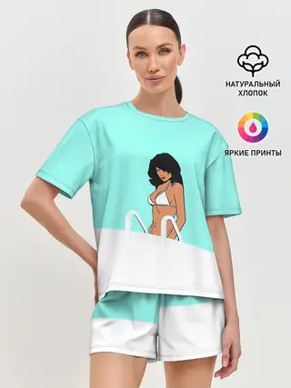 Женская пижама с шортами / Кэнди Сакс | GTA