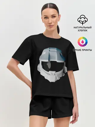Женская пижама с шортами / Halo Infinite White