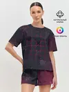 Женская пижама с шортами / Геометрический вальс