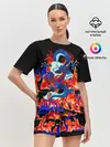 Женская пижама с шортами / Огненный Дракон