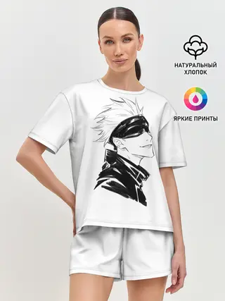 Женская пижама с шортами / Smile | Jujutsu kai