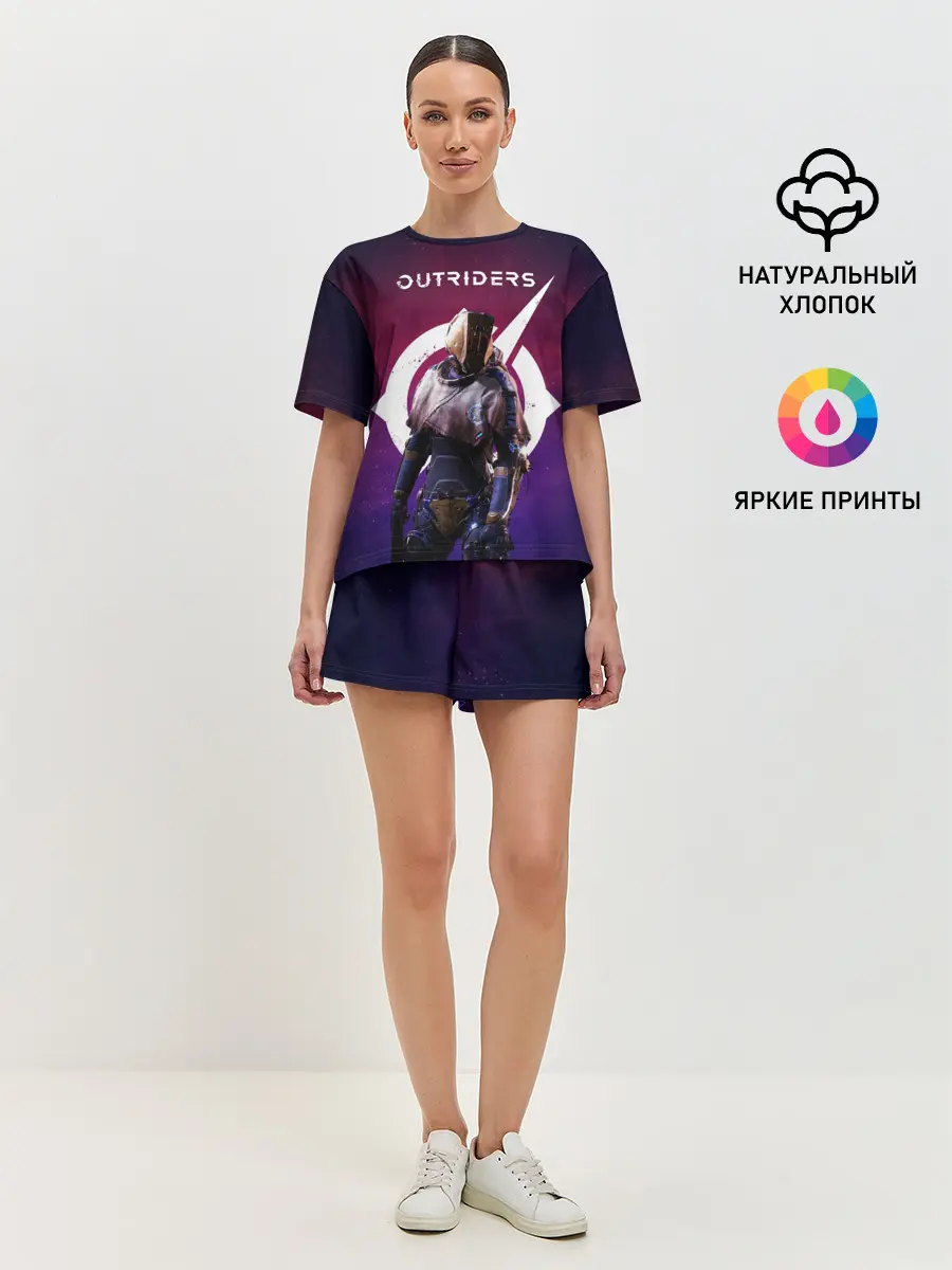 Женская пижама с шортами / Outriders