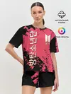 Женская пижама с шортами / BTS LOGO / БТС ЛОГОТИП