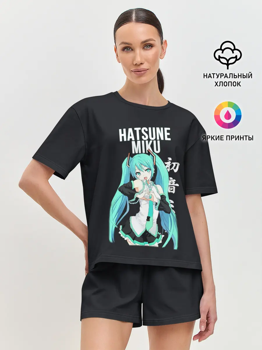 Женская пижама с шортами / Hatsune Miku / Хацунэ Мику